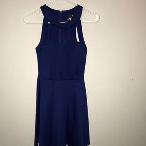 basic navy blue mini dress